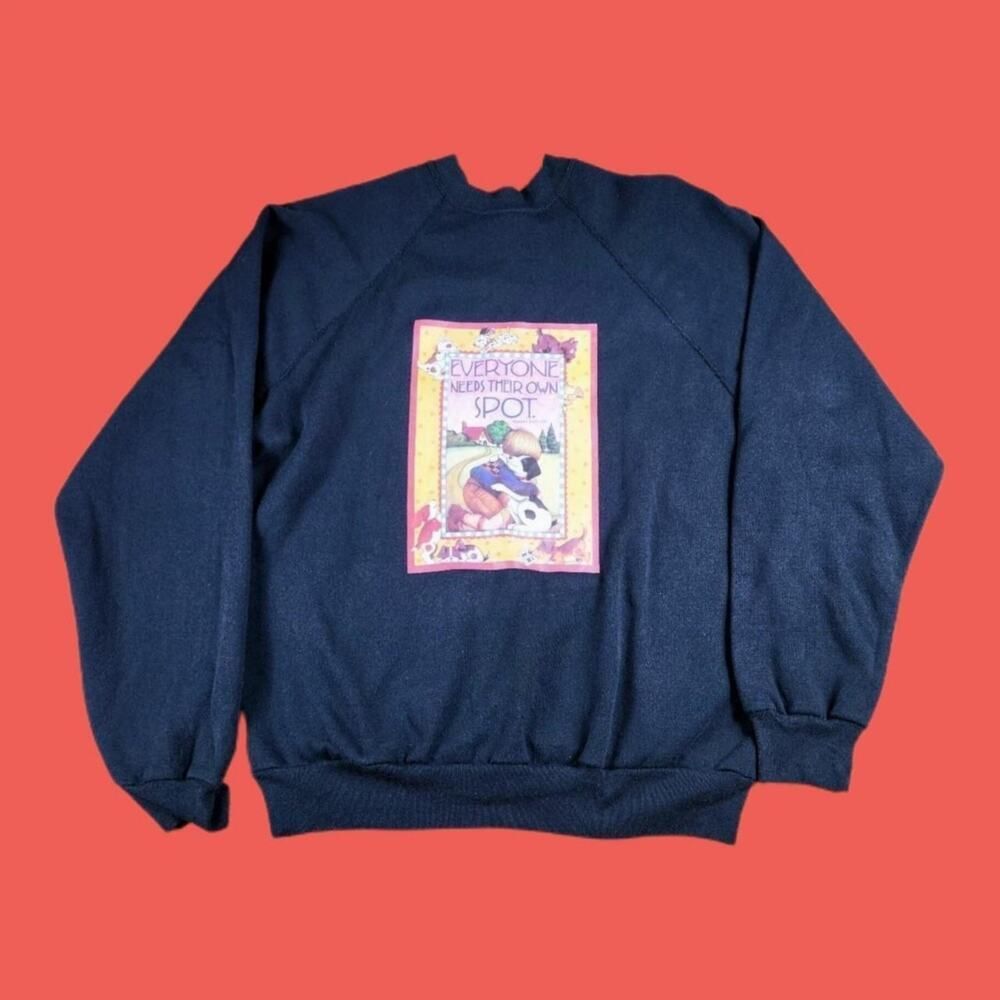 VINTAGE TULTEX DOG GRANDMACORE SWEATSHIRT